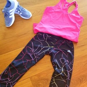 Adidas Workout top and bottoms